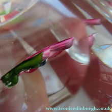 Load image into Gallery viewer, 1970s Pertshire Paperweight Stuart Drysdale Lampwork Paperwith Pink Flower BOXED
