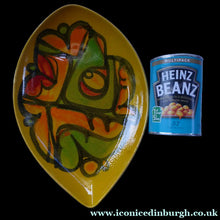 Load image into Gallery viewer, Early 1970s POOLE DELPHIS Shield Dish. Shape No. 21. Signed: CB for Cynthia Bennett

