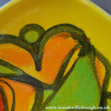 Load image into Gallery viewer, Early 1970s POOLE DELPHIS Shield Dish. Shape No. 21. Signed: CB for Cynthia Bennett
