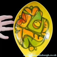 Load image into Gallery viewer, Early 1970s POOLE DELPHIS Shield Dish. Shape No. 21. Signed: CB for Cynthia Bennett
