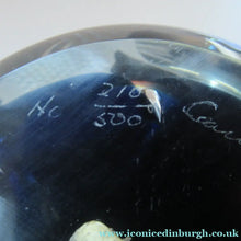 Load image into Gallery viewer, 1972 Caithness Paperweight with Engraved Fish. Colin Terris Limited Edition
