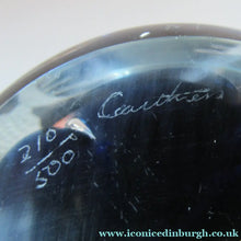 Load image into Gallery viewer, 1972 Caithness Paperweight with Engraved Fish. Colin Terris Limited Edition
