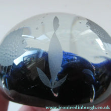 Load image into Gallery viewer, 1972 Caithness Paperweight with Engraved Fish. Colin Terris Limited Edition

