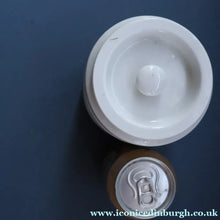 Load image into Gallery viewer, Early 20th Century Antique Grimwades White Hooped Household Jar or Canister. SAGO (in green letters) - British Ceramics
