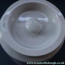 Load image into Gallery viewer, Early 20th Century Antique Grimwades White Hooped Household Jar or Canister. SAGO (in green letters)

