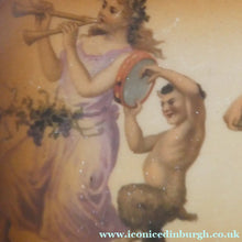 Load image into Gallery viewer, GERMAN Ackermann &amp; Fritze Porcelain Platter / Tray with Blue Beehive Mark on the Reverse. BACCHANALIAN PROCESSION

