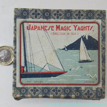 Load image into Gallery viewer, 1920s Japanese Magic Yachts in Original Box Rare
