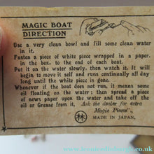 Load image into Gallery viewer, 1920s Japanese Magic Yachts in Original Box Rare
