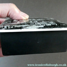 Load image into Gallery viewer, 1960s Portmeirion Black and White Ceramic Box. Tower of London
