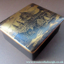 Load image into Gallery viewer, Early Portmeirion Ceramic Lidded Box with Gold Image of St Paul's Cathedral, London
