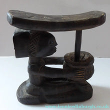 Load image into Gallery viewer, Early / Mid 20th Century LUBA Tribe (Congo - Zaire). African Carved Wood Tribal Head Rest
