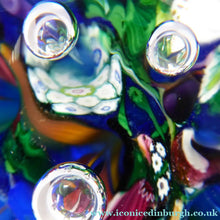 Load image into Gallery viewer, SELKIRK GLASS 1980s Scottish HARLEQUIN Paperweight

