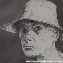 Load image into Gallery viewer, Edgard Holloway Self-Portrait 1984 Pencil Signed
