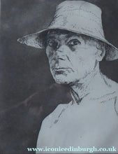 Load image into Gallery viewer, Edgard Holloway Self-Portrait 1984 Pencil Signed
