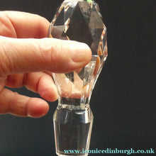 Load image into Gallery viewer, EDINBURGH CRYSTAL. Vintage 1950s Genie Bottle Shape Whisky Decanter 12 inches
