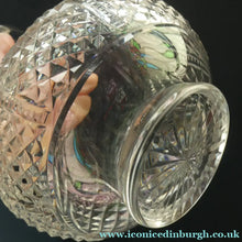 Load image into Gallery viewer, EDINBURGH CRYSTAL. Vintage 1950s Genie Bottle Shape Whisky Decanter 12 inches
