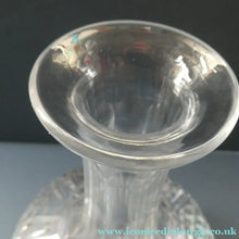 Load image into Gallery viewer, EDINBURGH CRYSTAL. Vintage 1950s Genie Bottle Shape Whisky Decanter 12 inches
