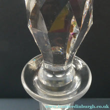 Load image into Gallery viewer, EDINBURGH CRYSTAL. Vintage 1950s Genie Bottle Shape Whisky Decanter 12 inches
