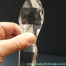 Load image into Gallery viewer, EDINBURGH CRYSTAL. Vintage 1950s Genie Bottle Shape Whisky Decanter 12 inches
