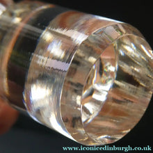 Load image into Gallery viewer, EDINBURGH CRYSTAL. Vintage 1950s Genie Bottle Shape Whisky Decanter 12 inches
