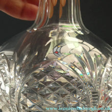 Load image into Gallery viewer, EDINBURGH CRYSTAL. Vintage 1950s Genie Bottle Shape Whisky Decanter 12 inches
