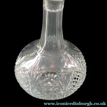 Load image into Gallery viewer, EDINBURGH CRYSTAL. Vintage 1950s Genie Bottle Shape Whisky Decanter 12 inches
