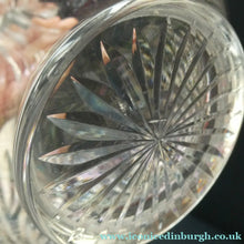 Load image into Gallery viewer, EDINBURGH CRYSTAL. Vintage 1950s Genie Bottle Shape Whisky Decanter 12 inches
