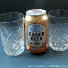 Load image into Gallery viewer, Set of Six 1950s EDINBURGH CRYSTAL Tall OBAN Tumblers. Height 4 1/8 inches - VINTAGE CRYSTAL GLASSES
