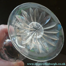 Load image into Gallery viewer, Vintage 1960s Edinburgh Crystal Tall White Wine Glasses. BRAEMAR Pattern
