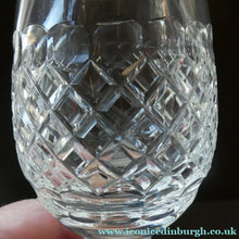 Load image into Gallery viewer, Vintage 1960s Edinburgh Crystal Tall White Wine Glasses. BRAEMAR Pattern
