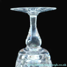 Load image into Gallery viewer, FOUR Vintage 1960s Edinburgh Small Wine or Sherry Glasses. STAR OF EDINBURGH Pattern. 5 1/4 inches
