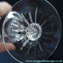Load image into Gallery viewer, FOUR Vintage 1960s Edinburgh Small Wine or Sherry Glasses. STAR OF EDINBURGH Pattern. 5 1/4 inches
