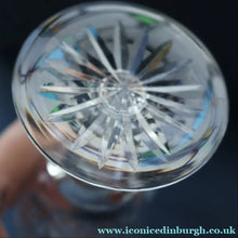 Load image into Gallery viewer, FOUR Vintage 1960s Edinburgh Small Wine or Sherry Glasses. STAR OF EDINBURGH Pattern. 5 1/4 inches

