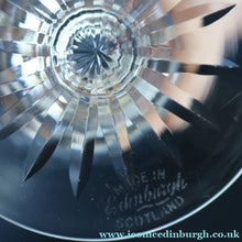 Load image into Gallery viewer, FOUR Vintage 1960s Edinburgh Small Wine or Sherry Glasses. STAR OF EDINBURGH Pattern. 5 1/4 inches
