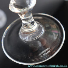 Load image into Gallery viewer, Edinburgh Crystal (EDI50 Pattern) Five Signed Small White Wine Glasses. Height 4 5/8 inches (Copy) - VINTAGE CRYSTAL
