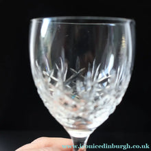 Load image into Gallery viewer, Edinburgh Crystal (EDI50 Pattern) Five Signed Small White Wine Glasses. Height 4 5/8 inches (Copy) - VINTAGE CRYSTAL
