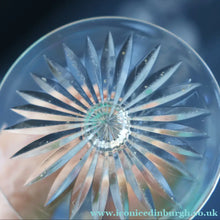 Load image into Gallery viewer, SET OF SIX EDINBURGH CRYSTAL (EDI8 Pattern) Small White Wine Glasses. SIGNED Height 4 5/8 inches - VINTAGE CRYSTAL
