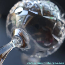 Load image into Gallery viewer, Vintage EDINBURGH CRYSTAL Champagne Coupes / Sorbet Dishes with Stylish &amp; Rarer LOCHIEL Pattern. 4 1/2 inches
