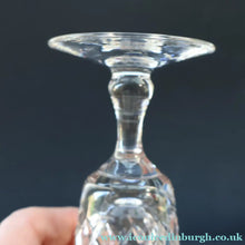 Load image into Gallery viewer, EDINBURGH CRYSTAL. FIVE Matching Fluted Champagne Glasses. Appin Pattern. 6 1/4 inches
