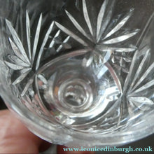 Load image into Gallery viewer, Edinburgh Crystal Set of FOUR Vintage STIRLING PATTERN Liqueur or Tasting Glasses

