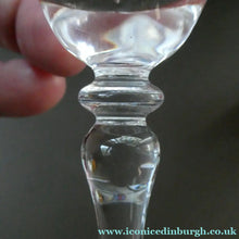 Load image into Gallery viewer, Edinburgh Crystal Set of FOUR Vintage STIRLING PATTERN Liqueur or Tasting Glasses
