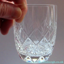 Load image into Gallery viewer, Four Vintage Edinburgh Crystal Tumblers. Scottish Glass
