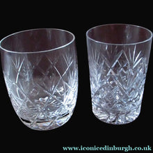 Load image into Gallery viewer, Four Vintage Edinburgh Crystal Tumblers. Scottish Glass
