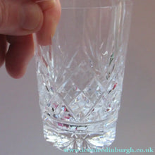 Load image into Gallery viewer, Four Vintage Edinburgh Crystal Tumblers. Scottish Glass
