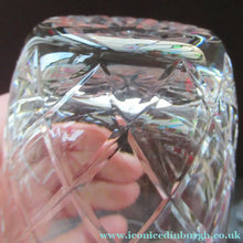 Load image into Gallery viewer, Four Vintage Edinburgh Crystal Tumblers. Scottish Glass
