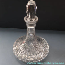 Load image into Gallery viewer, Vintage GLENEAGLES Edinburgh Crystal Ship's Decanter. Height: 10 1/2 inches
