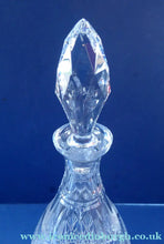 Load image into Gallery viewer, EDINBURGH CRYSTAL. IONA Pattern Vintage Round Wine Decanter. Etched signature to base. Two Whisky Tumblers - Scottish
