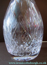 Load image into Gallery viewer, Iona Pattern Edinburgh Crystal Decanter (and two Crystal tumblers)
