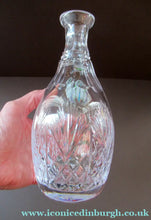Load image into Gallery viewer, Iona Pattern Edinburgh Crystal Decanter (and two Crystal tumblers)
