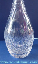 Load image into Gallery viewer, EDINBURGH CRYSTAL. IONA Pattern Vintage Round Wine Decanter. Etched signature to base. Two Whisky Tumblers - Scottish
